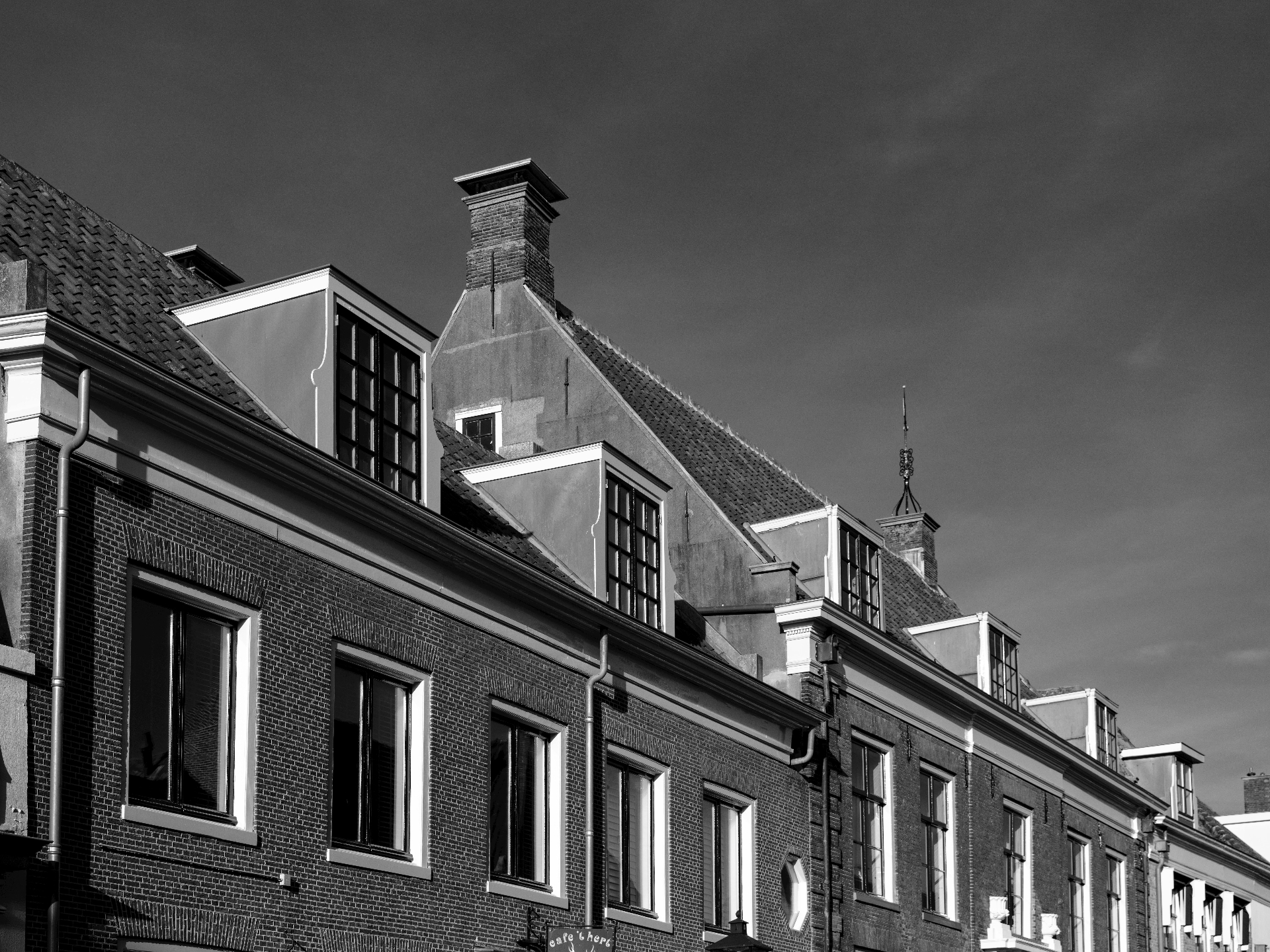 Moderne rijtjeswoningen — opname door Building-Scan